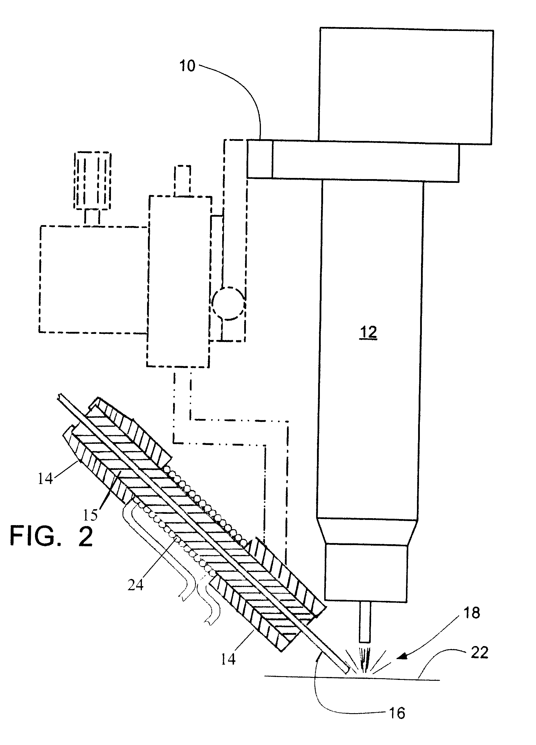 Induction heated, hot wire welding