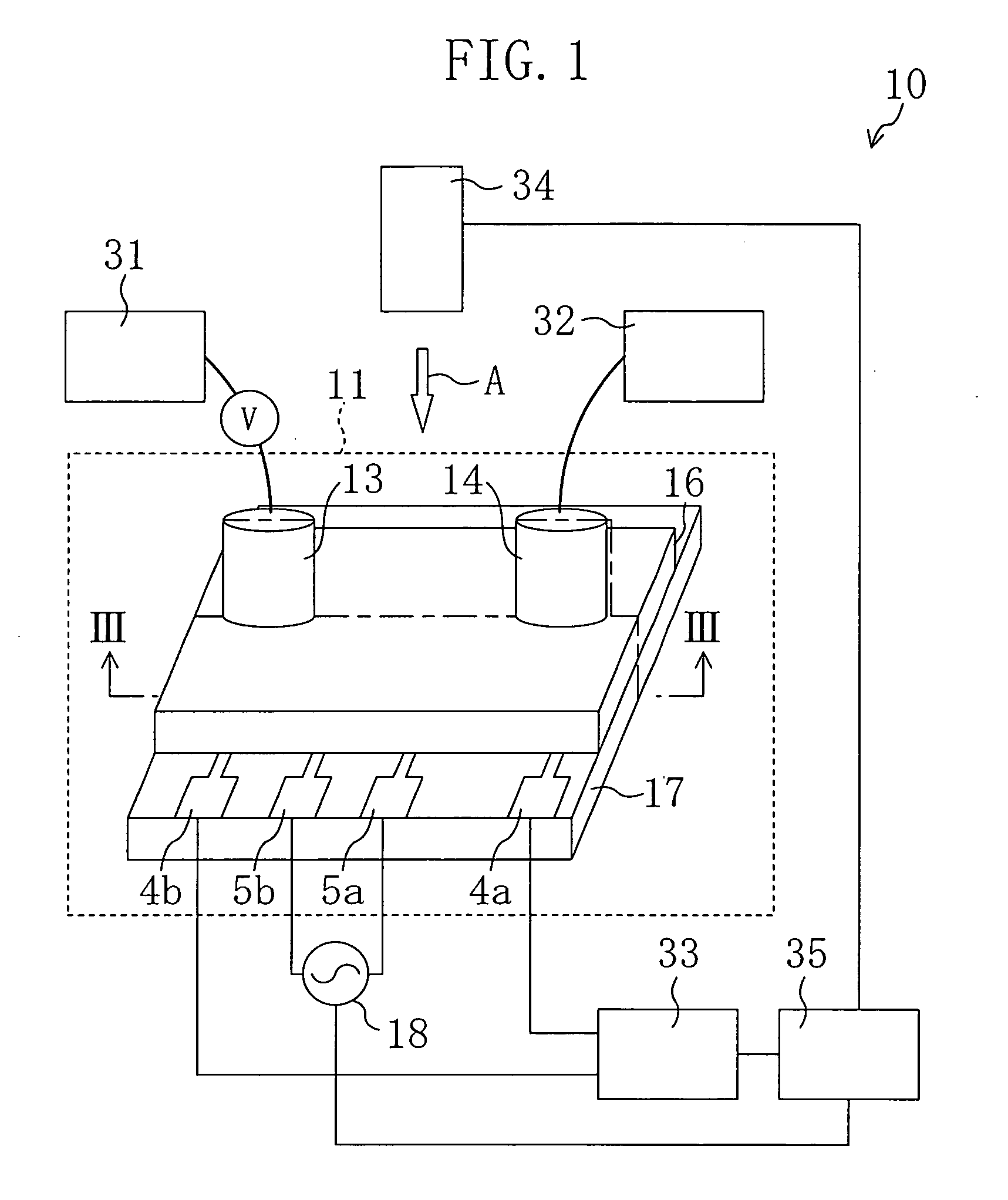 Measurement device for measuring electric signal emitted by biological sample