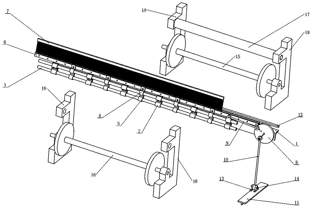 Novel rapier loom device for bevel fabric