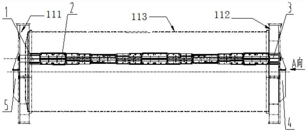 Electric scraper device for sintering cylinder mixer