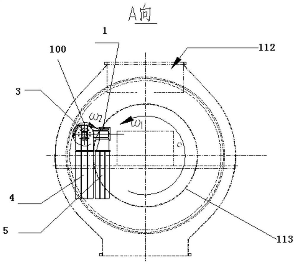 Electric scraper device for sintering cylinder mixer