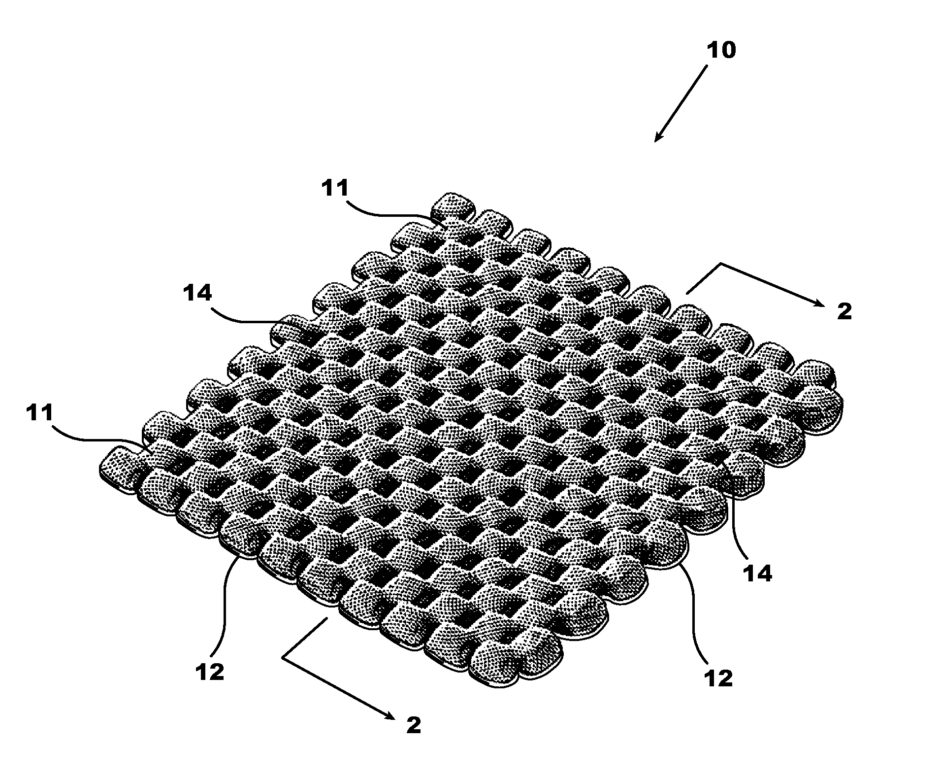 Foamed surface covering with coherent layer