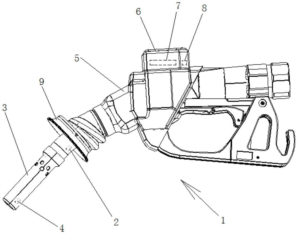 Non-inductive payment refueling method capable of preventing fake license plates of vehicles