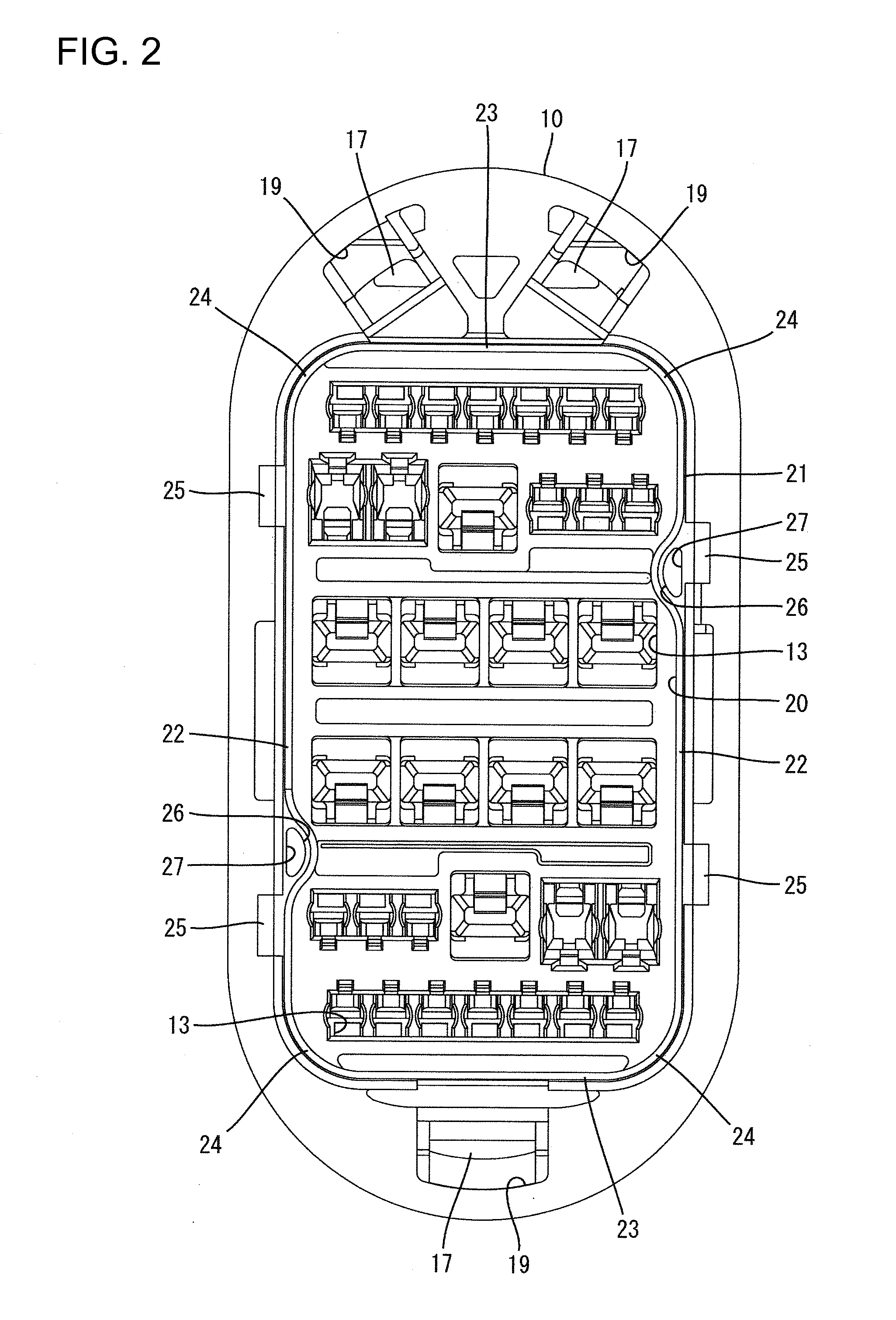 Waterproof connector and method of producing rubber stopper