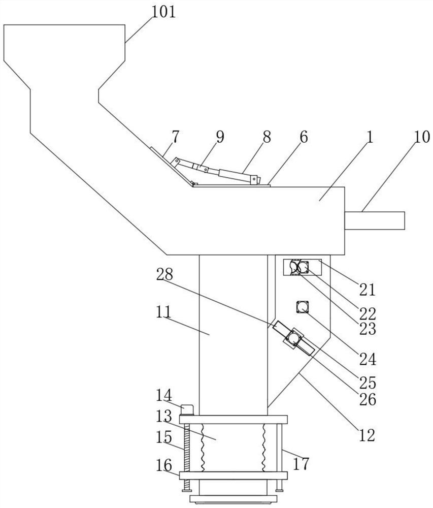 Feeding device for electric coating production