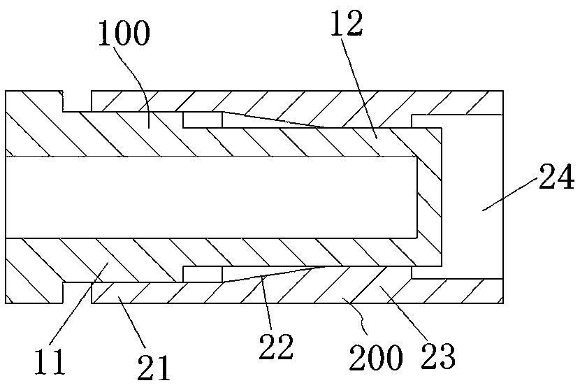 Elasticity test tool for steel cable baffle ring for hole and mandrel assembly thereof