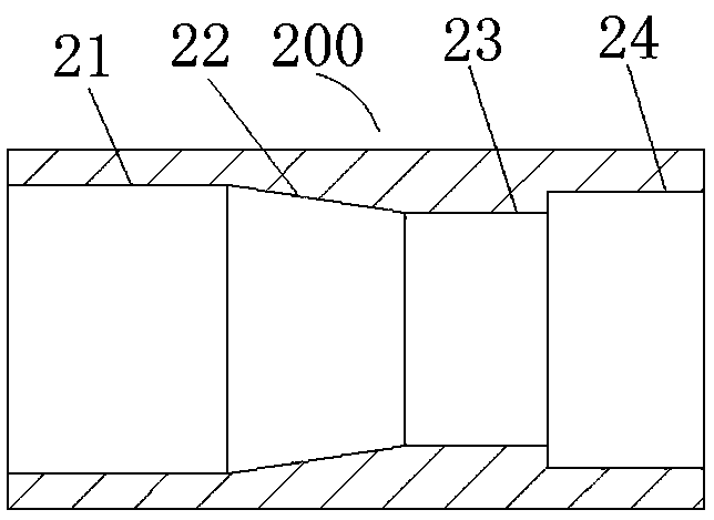 Elasticity test tool for steel cable baffle ring for hole and mandrel assembly thereof