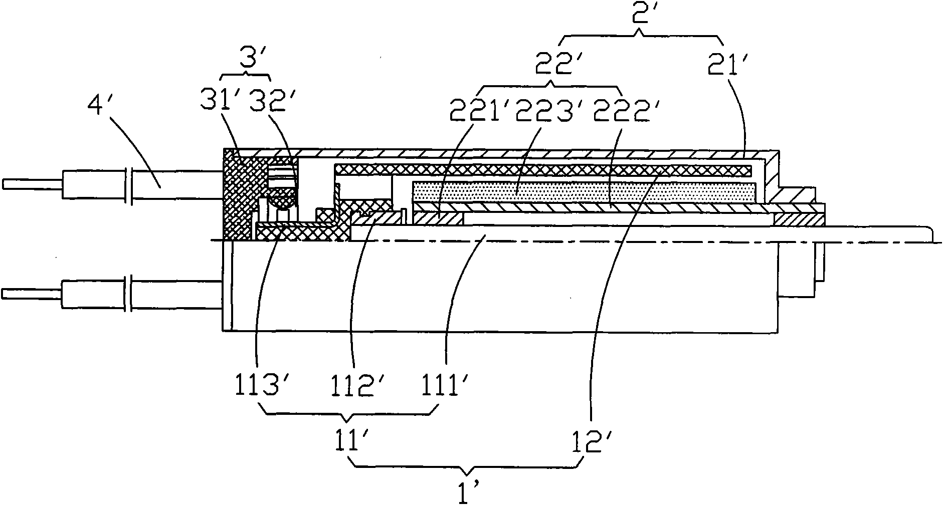 Ultraminiature continuous current dynamo for facilitating commutator installation