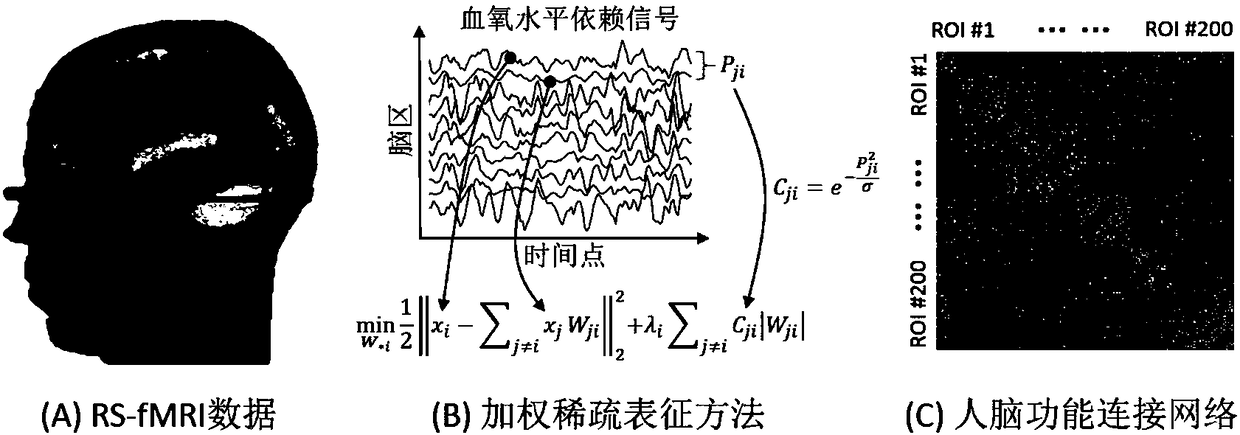 Magnetic resonance detection data analysis method based on consciousness recovery prediction of patient with consciousness disorder