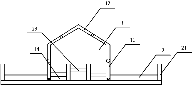 Intelligent cultivation goat house