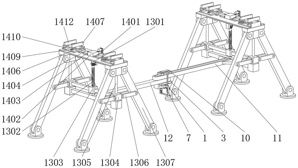 Self-debugging placing frame for Chinese zither teaching