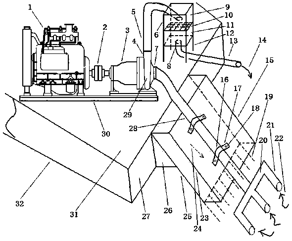 Bottom sowing multiplication and capture dual-purpose machine for marine ranching