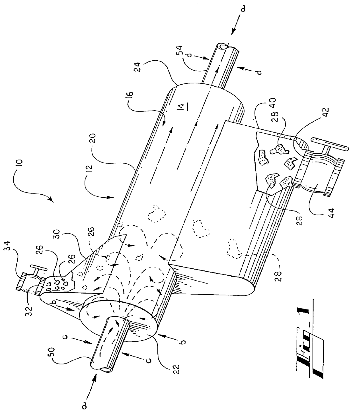 Method and apparatus for decontaminating liquid suspensions