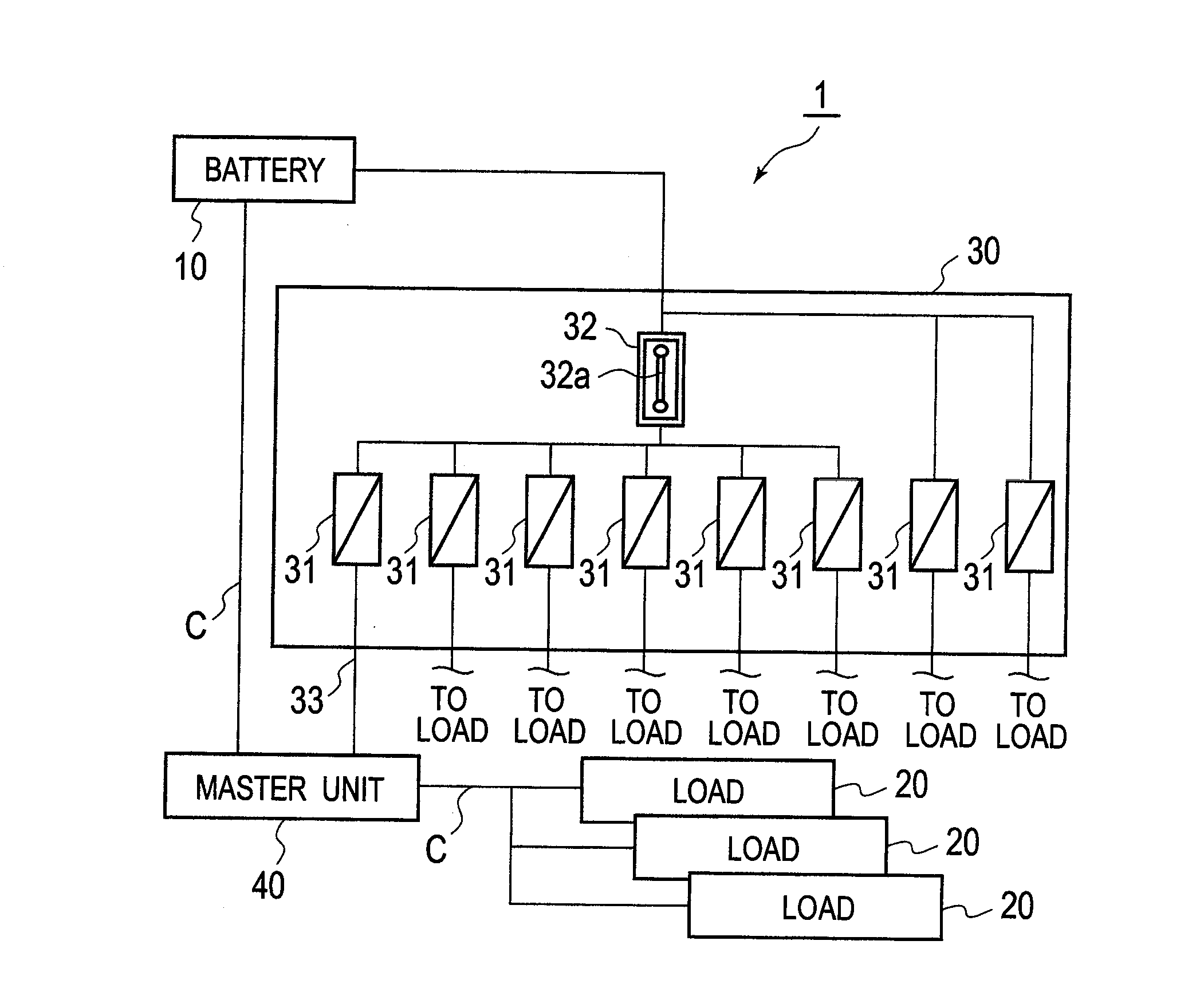 Dark current cutoff device and dark current cutoff method