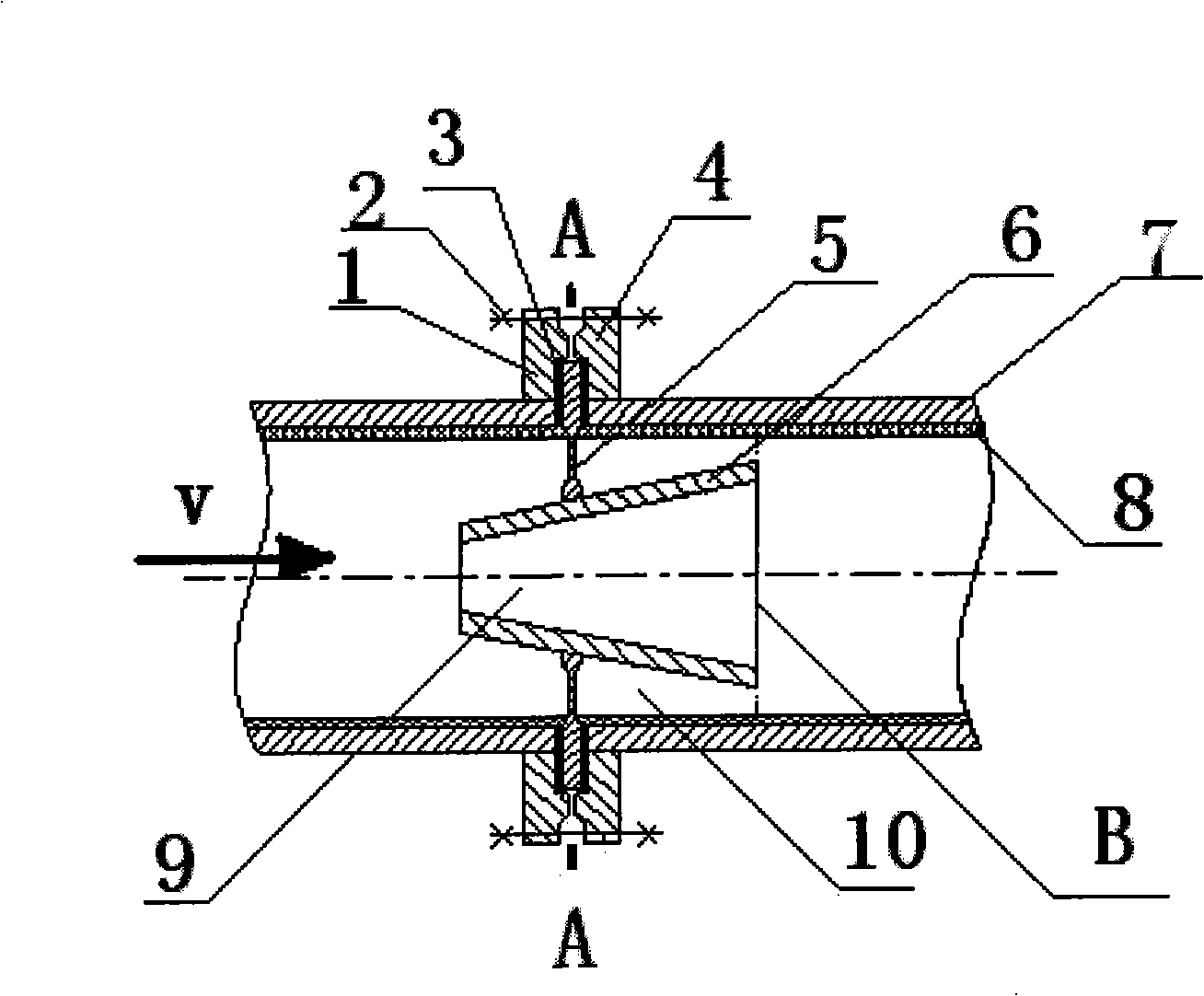 Pneumatic gas heating device and gas heating method