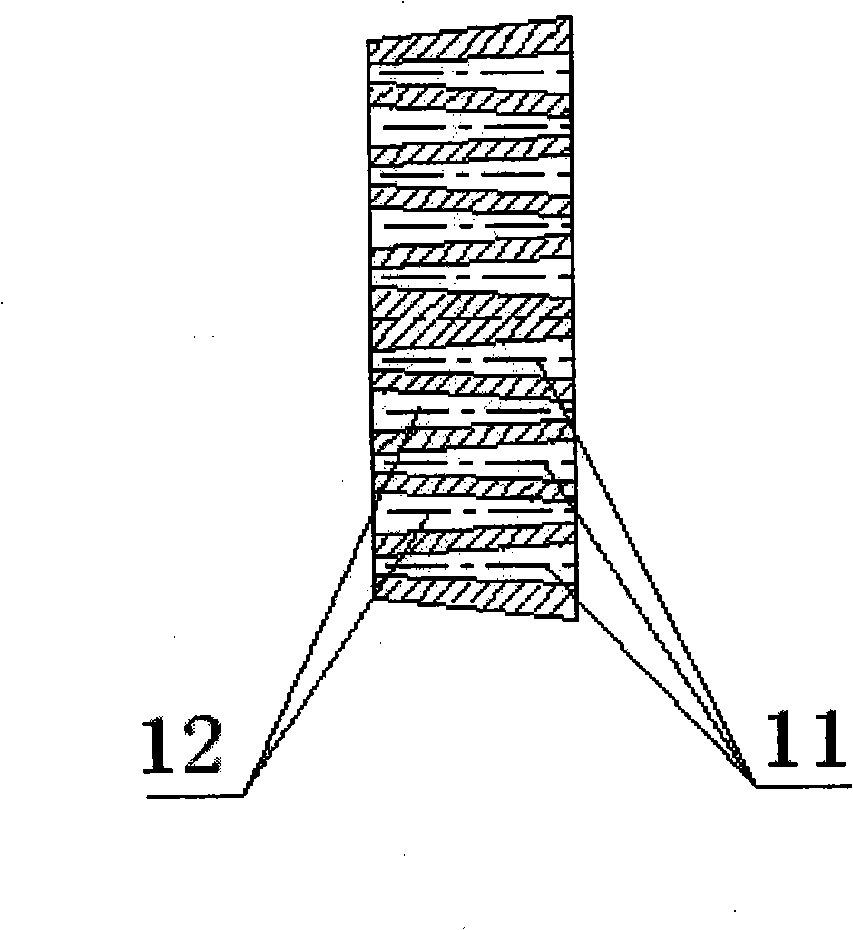 Pneumatic gas heating device and gas heating method