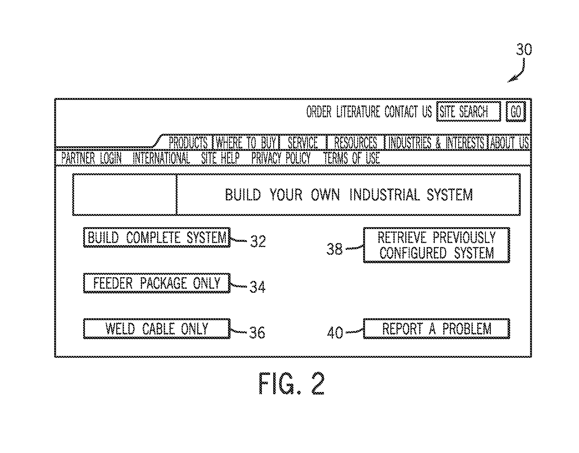 Web configuration system for customizing welding systems