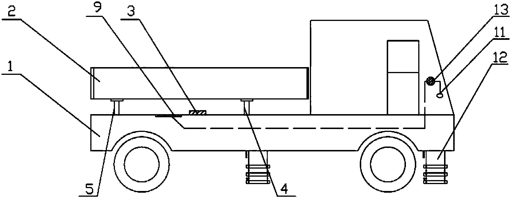 Balancing detecting balance weight dumping car