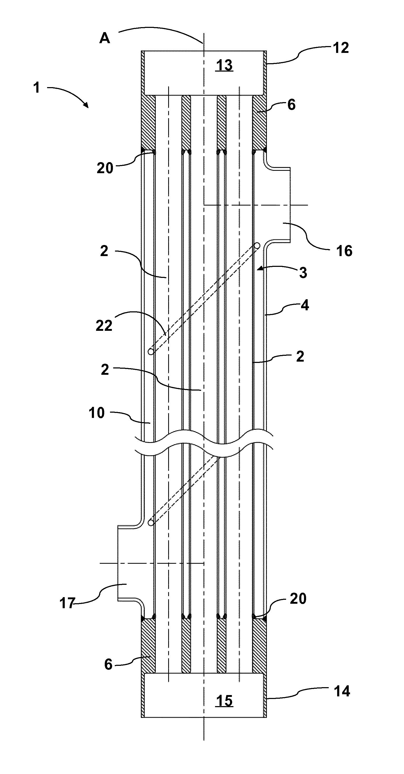 Hygienic heat exchanger