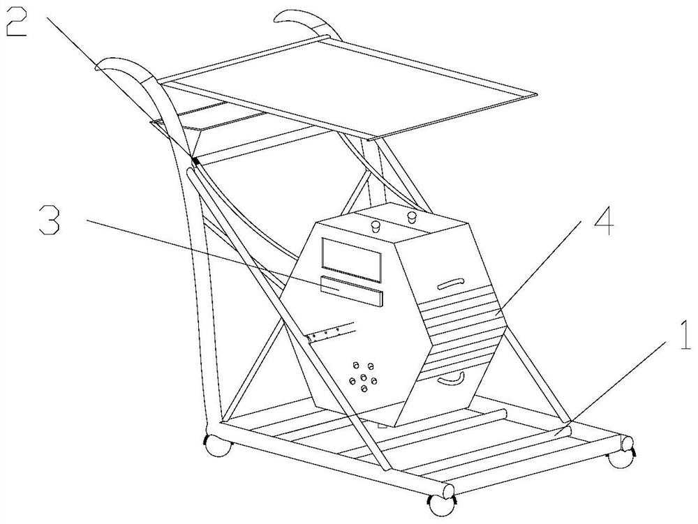 A solar-powered rotary yard waste composting device