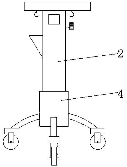 Multifunctional infusion rod for ward and infusion chair