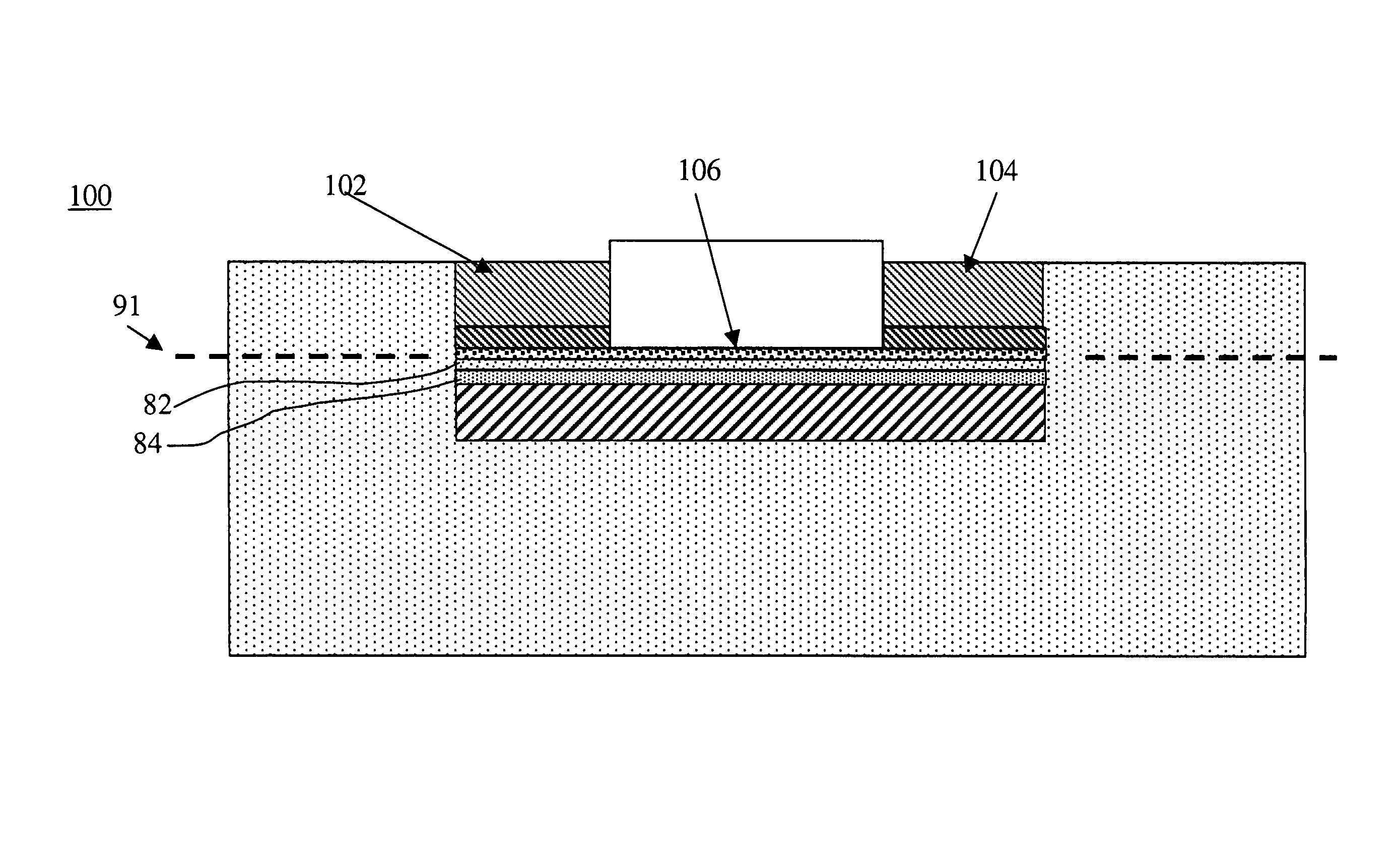 Field effect device having a channel of nanofabric and methods of making same