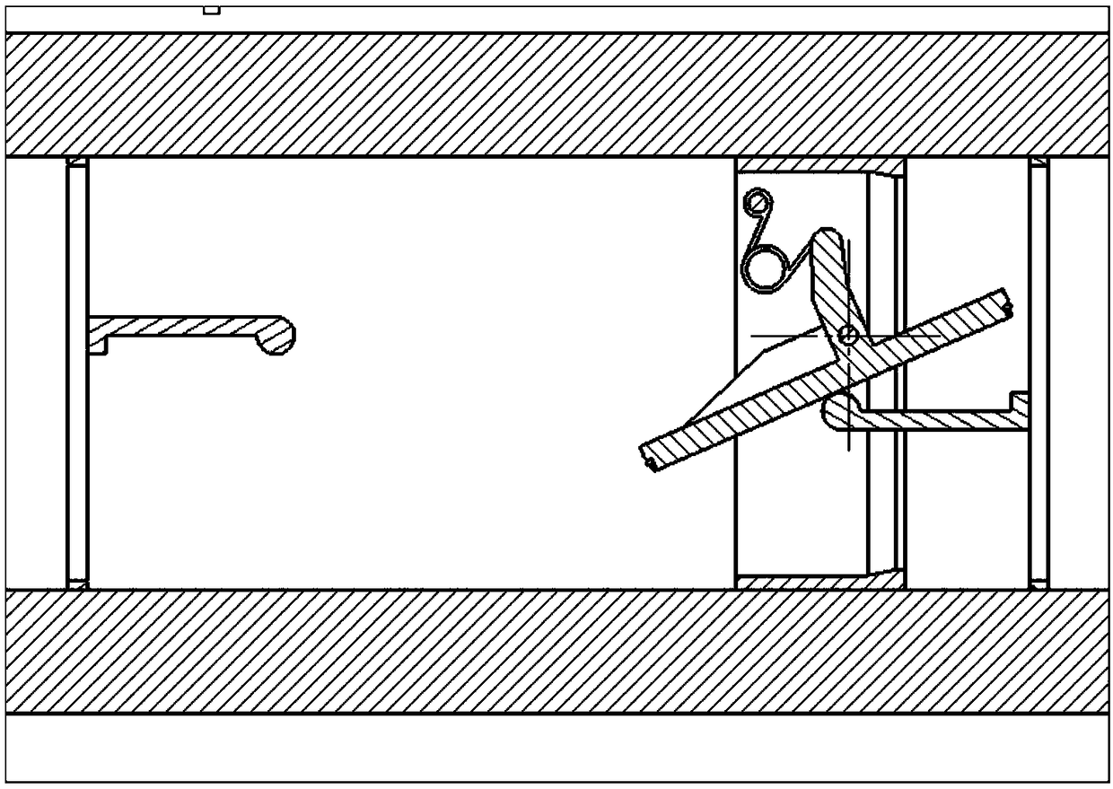 Overturning valve plug-type passive piston volume pipe