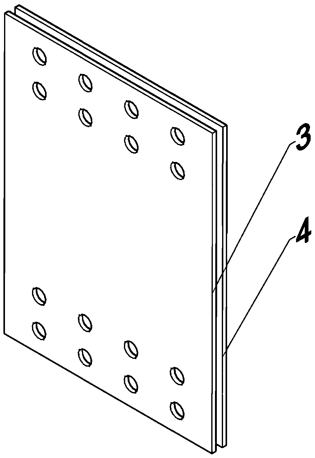 A reinforced concrete column with a core column and replaceable parts at the failure site