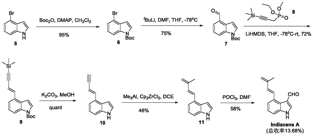 Synthesis of indiacens A