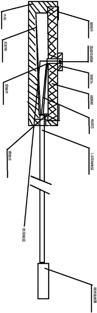 Microwave acupuncture treatment instrument