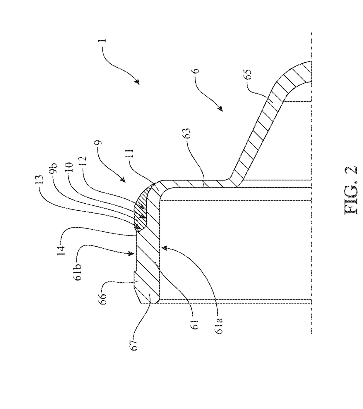 Sealing device for a hub/wheel assembly and hub/wheel assembly having such a sealing device