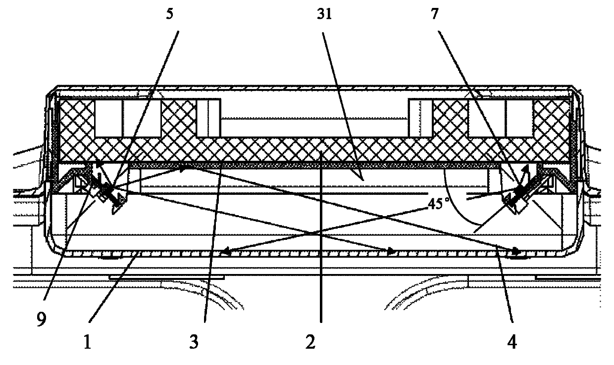 Lamp for refrigerating chamber and refrigerator with lamp for refrigerating chamber