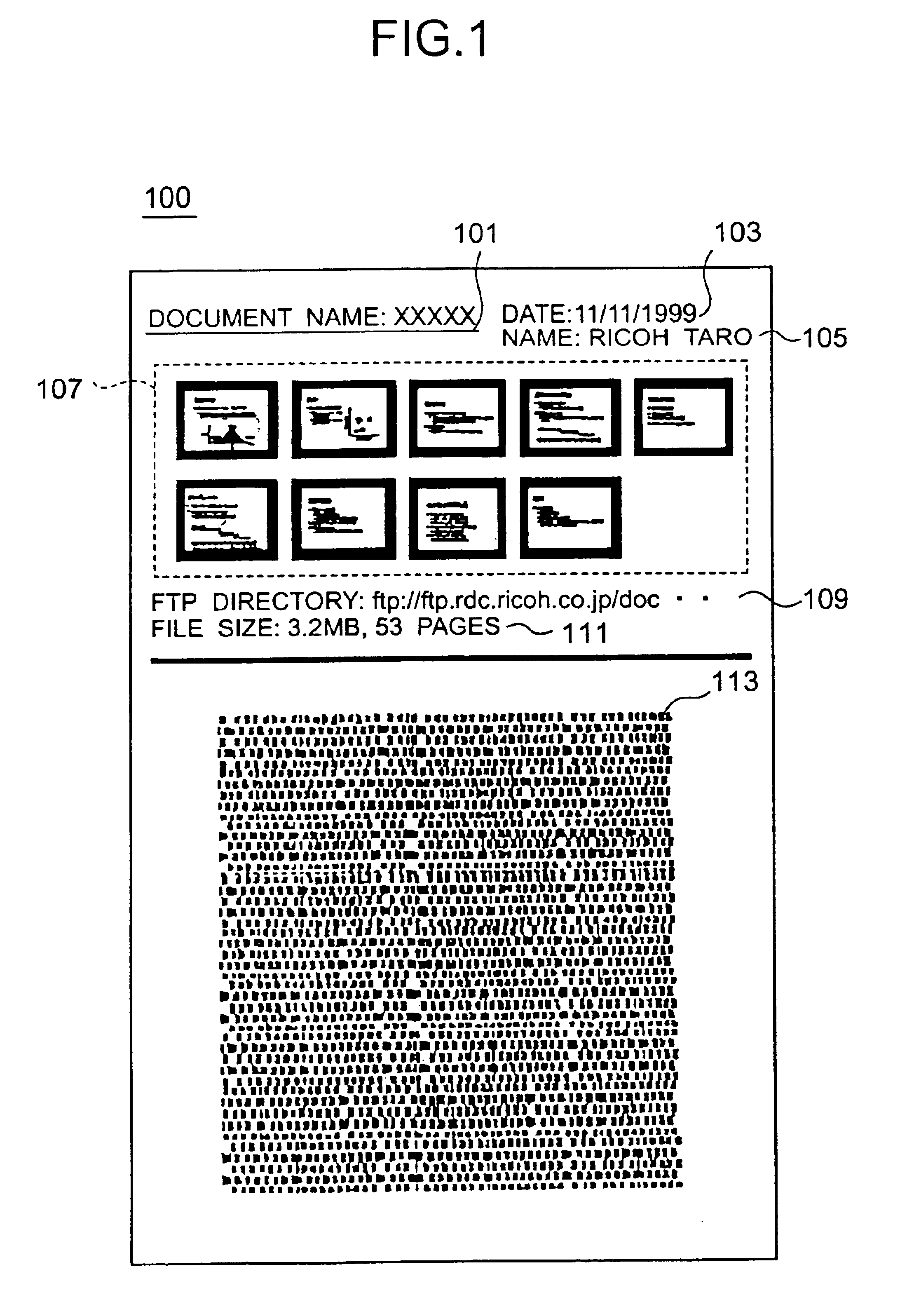 Data sheet and information management system using data sheet