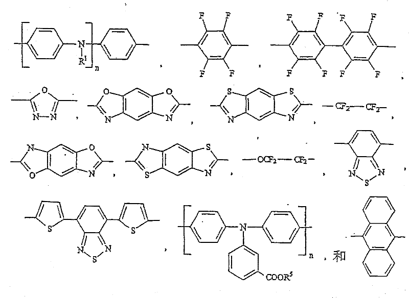 Crosslinkable substituted fluorene compounds and conjugated oligomers or polymers based thereon