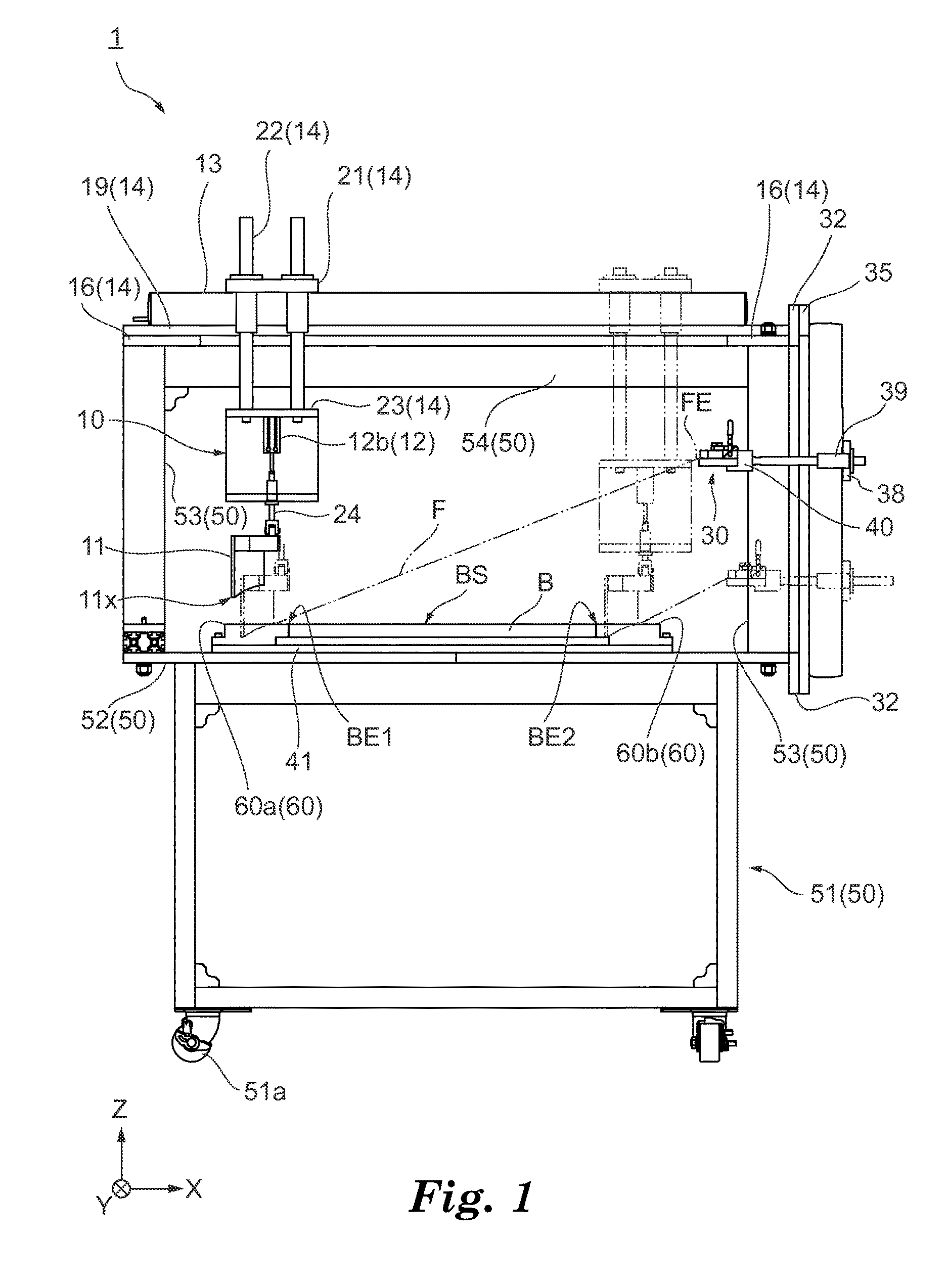 Application method and film