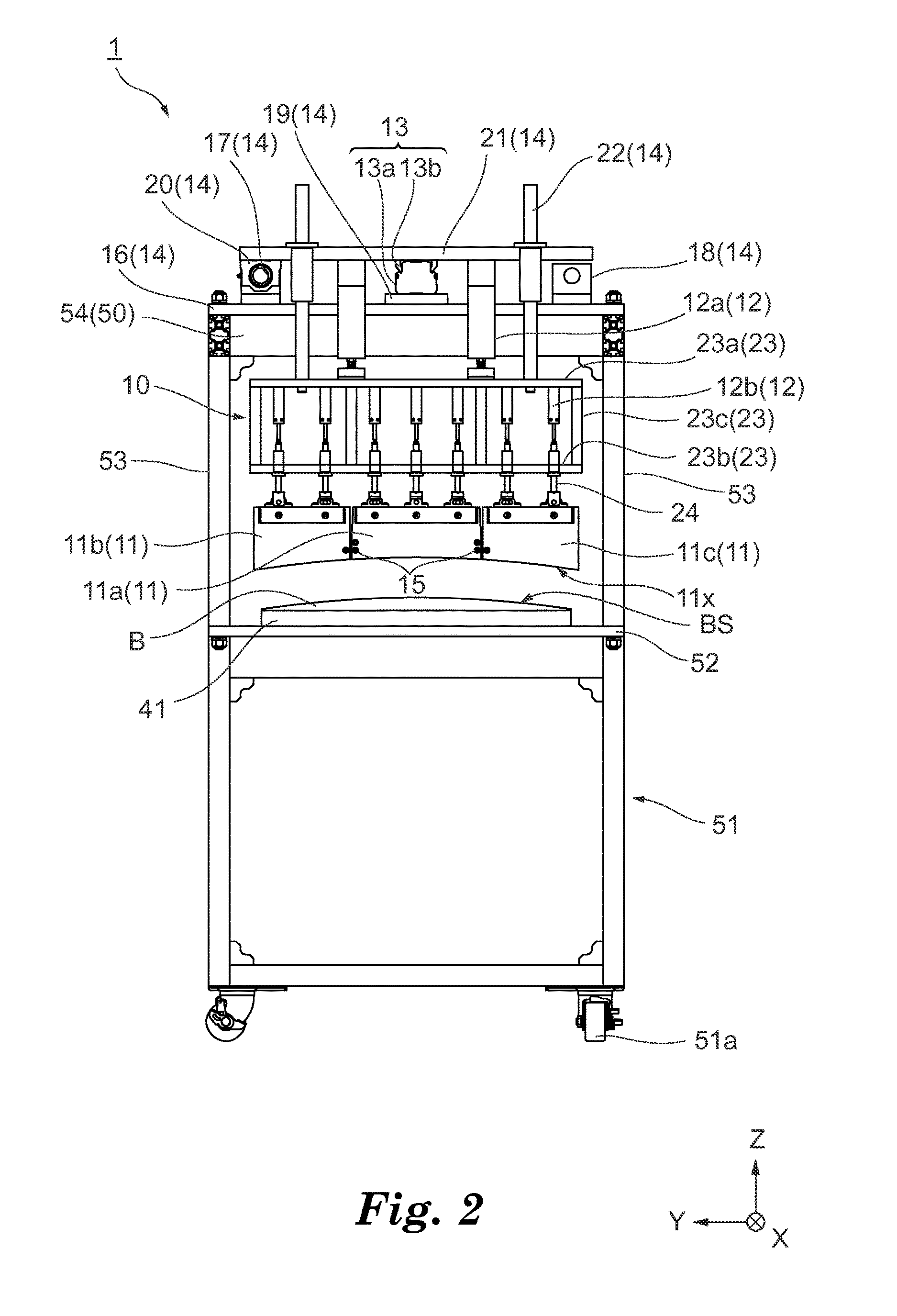 Application method and film