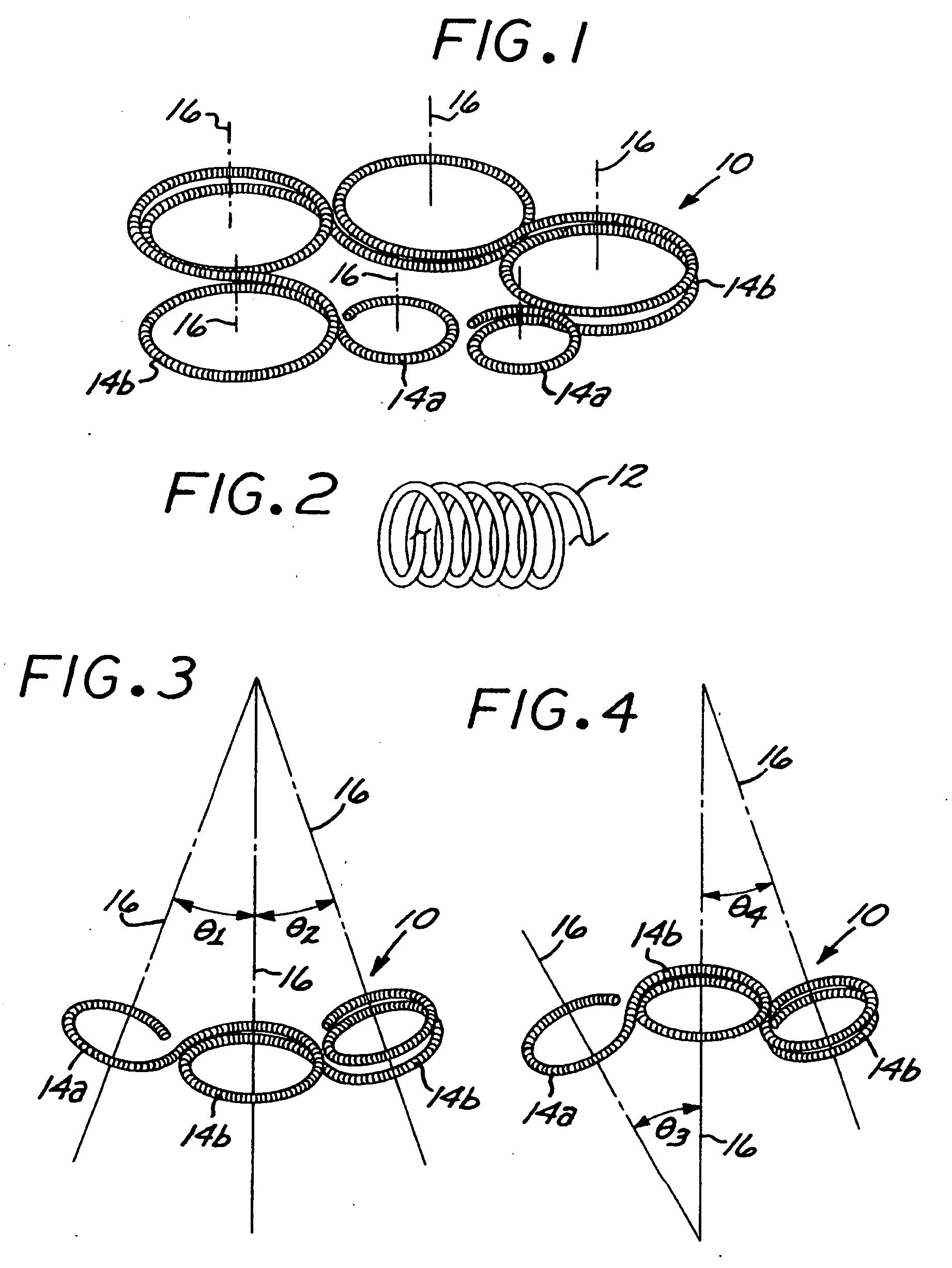 Microcoil vaso-occlusive device with multi-axis secondary configuration