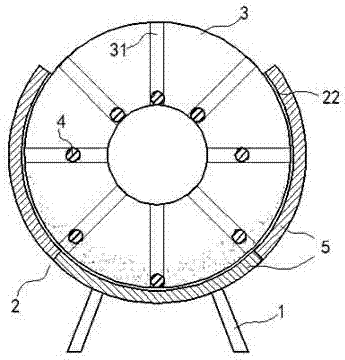 drum electric frying pan