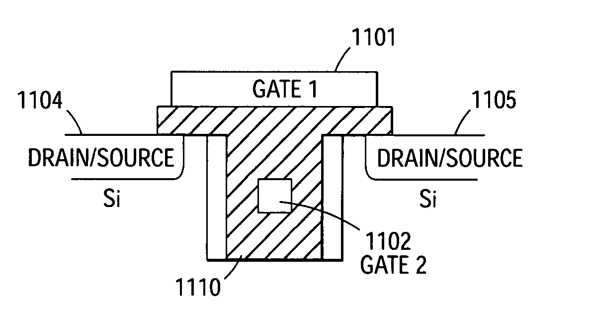 Trench corner effect bidirectional flash memory cell