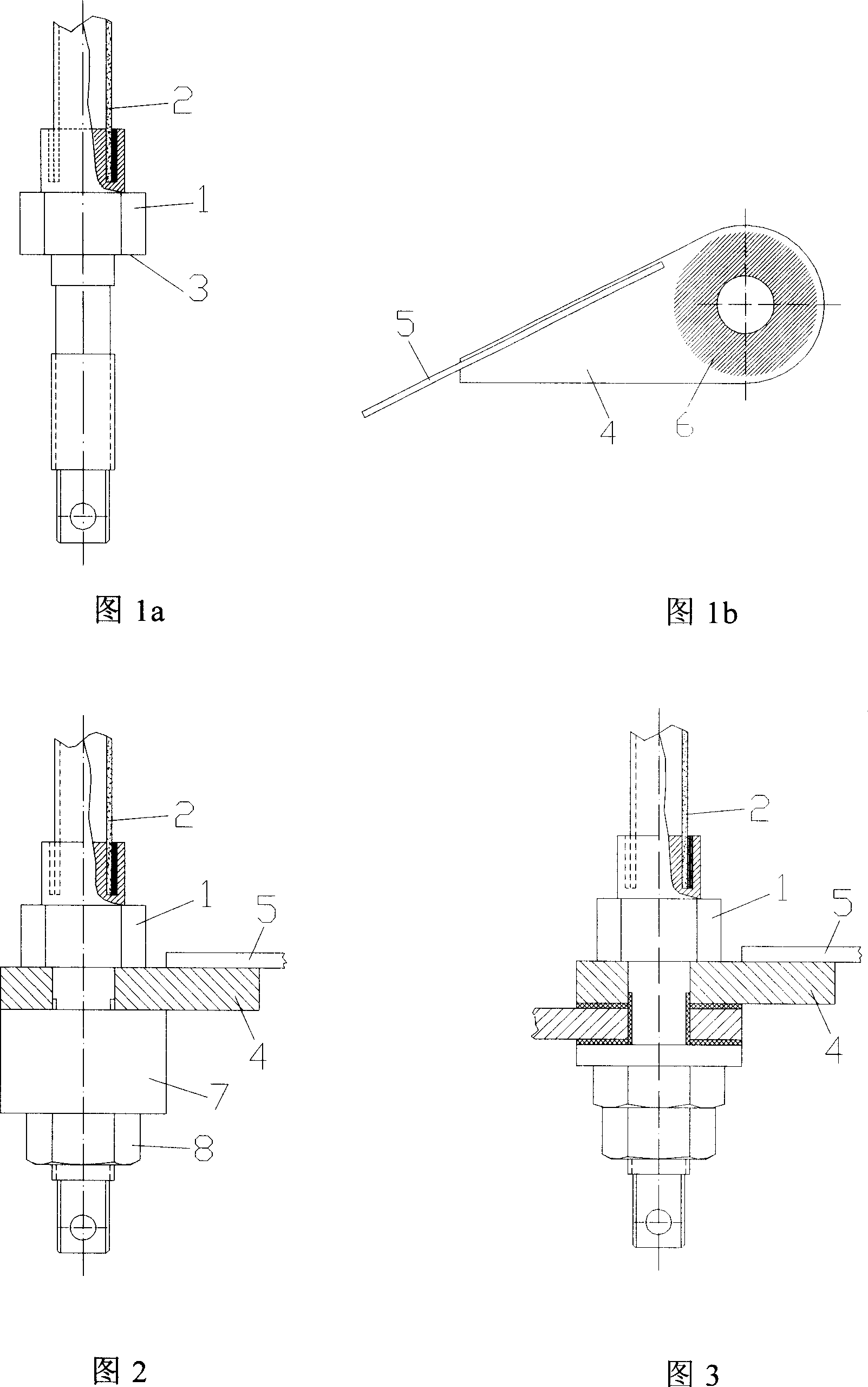 Superconductive current lead welding method