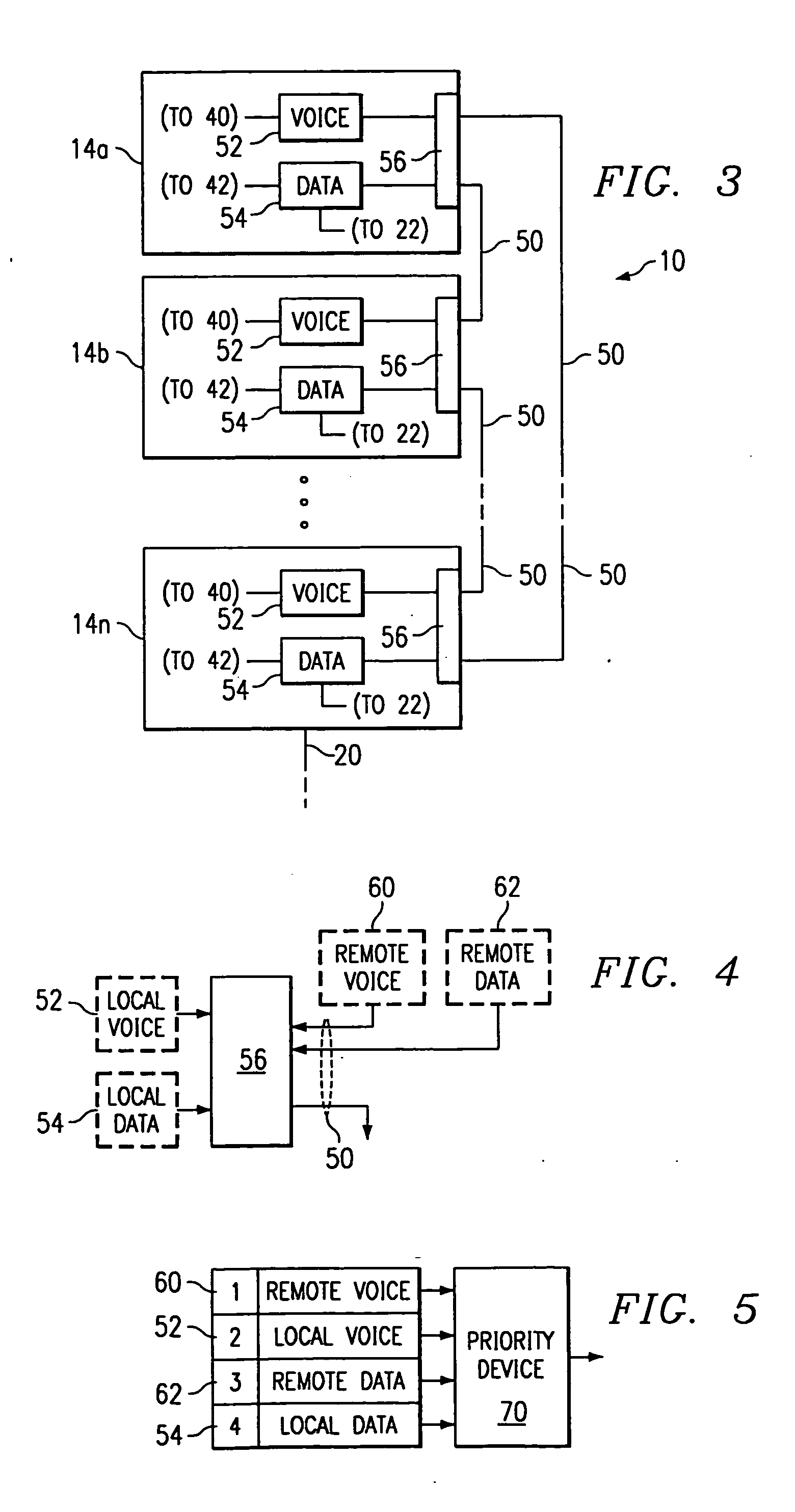 Switching system and method for communicating information at a customer premises