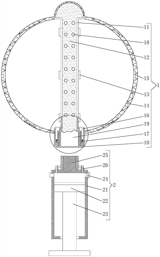 Intrauterine hemostat for obstetrics and gynecology department