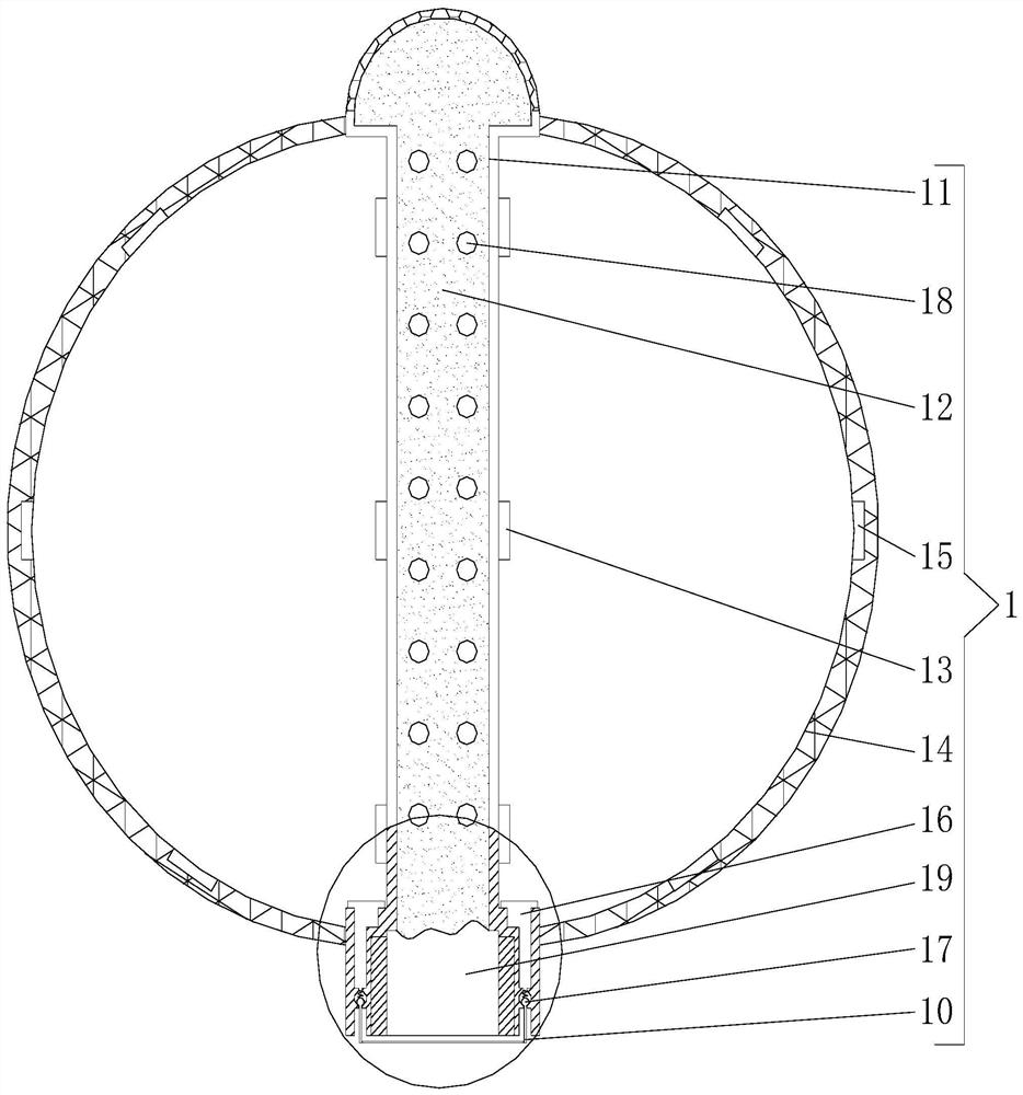 Intrauterine hemostat for obstetrics and gynecology department