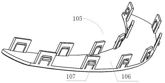 Screen hanging lamp applied to curved screen