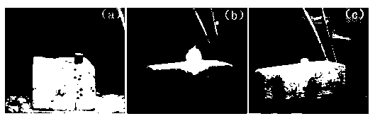 Laser sintering synthesis method of ceramic-particle-reinforced nickel-aluminum-based composite