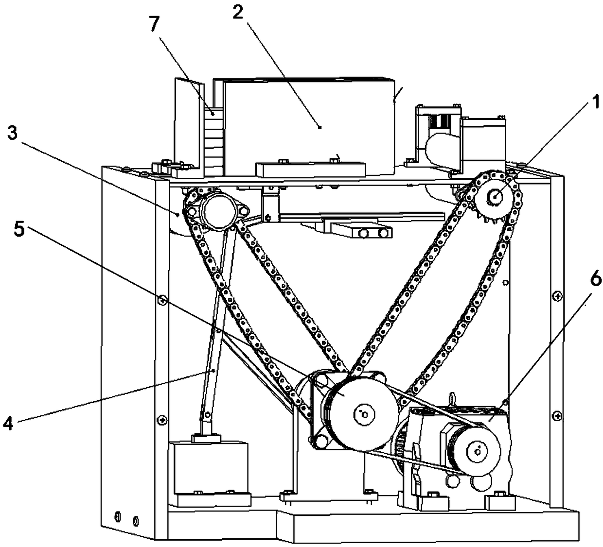 Automatic wood board conveying device