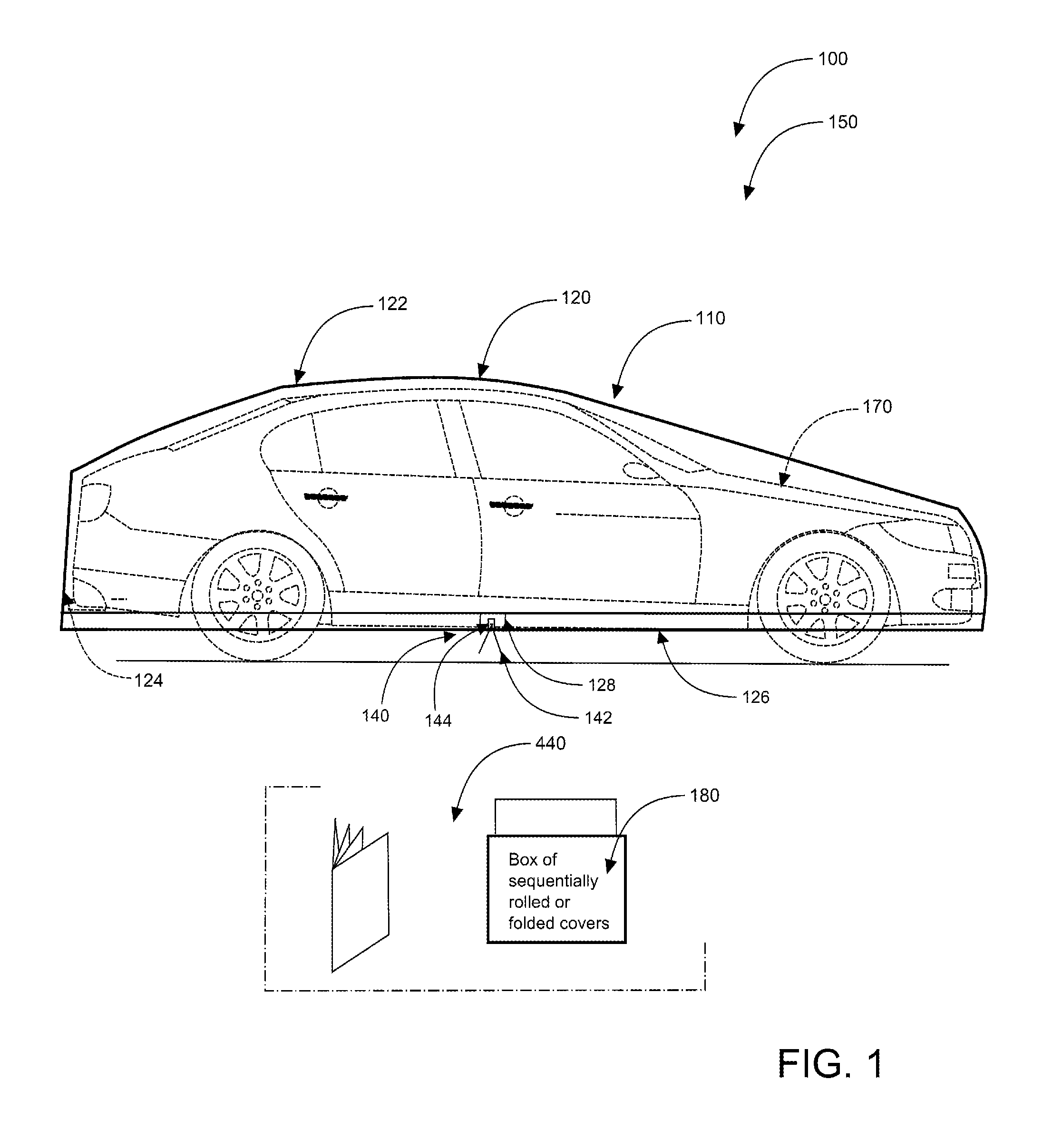 Disposable vehicle cover systems