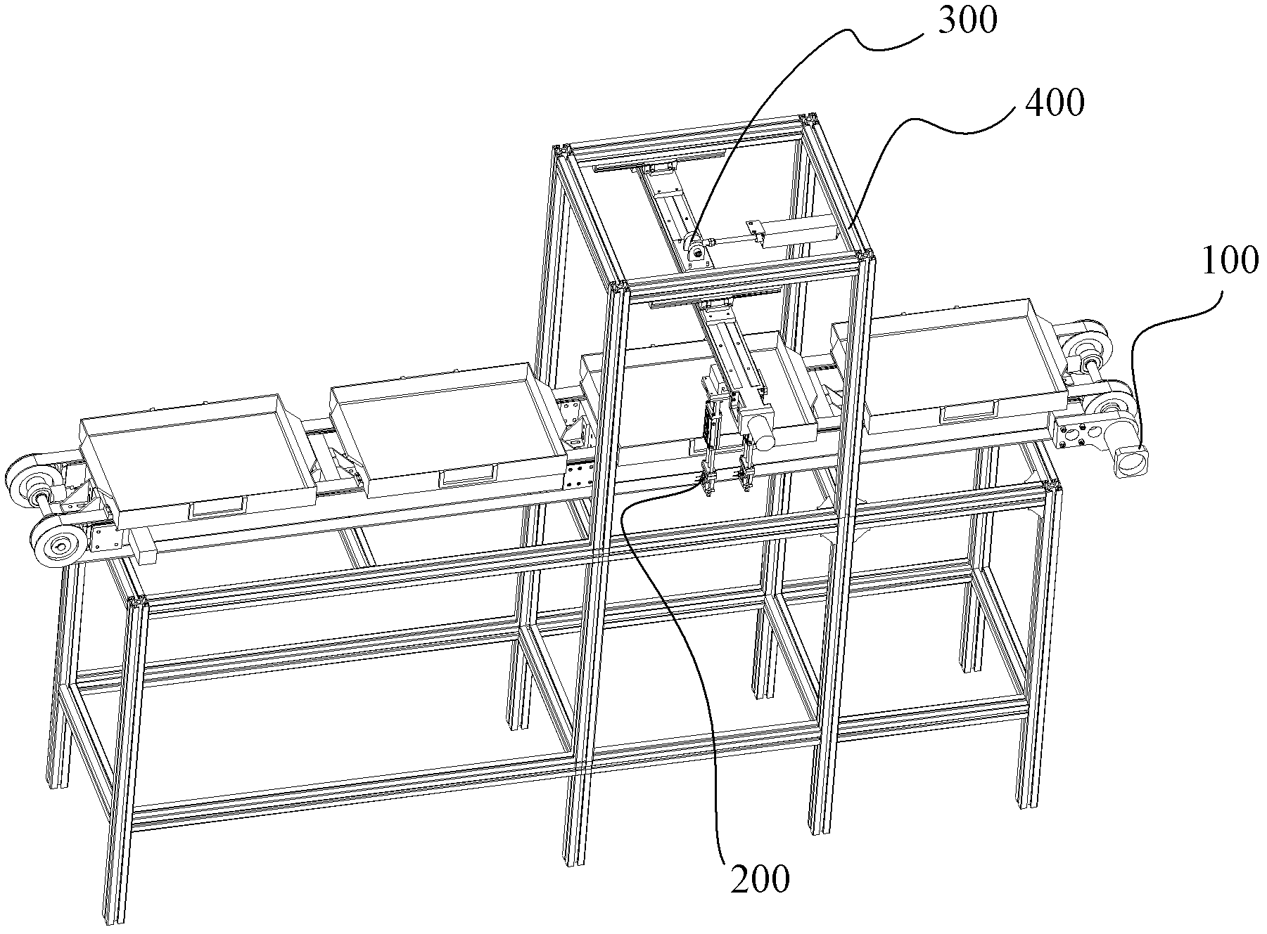 Mechanical arm capable of taking and placing materials