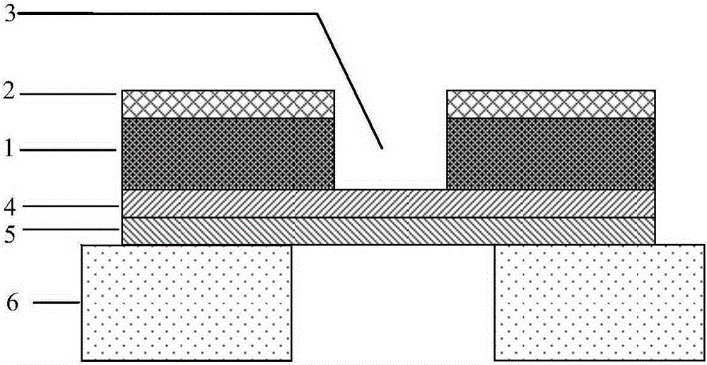 A kind of preparation method of bulge sample of layered electromagnetic thin film functional material