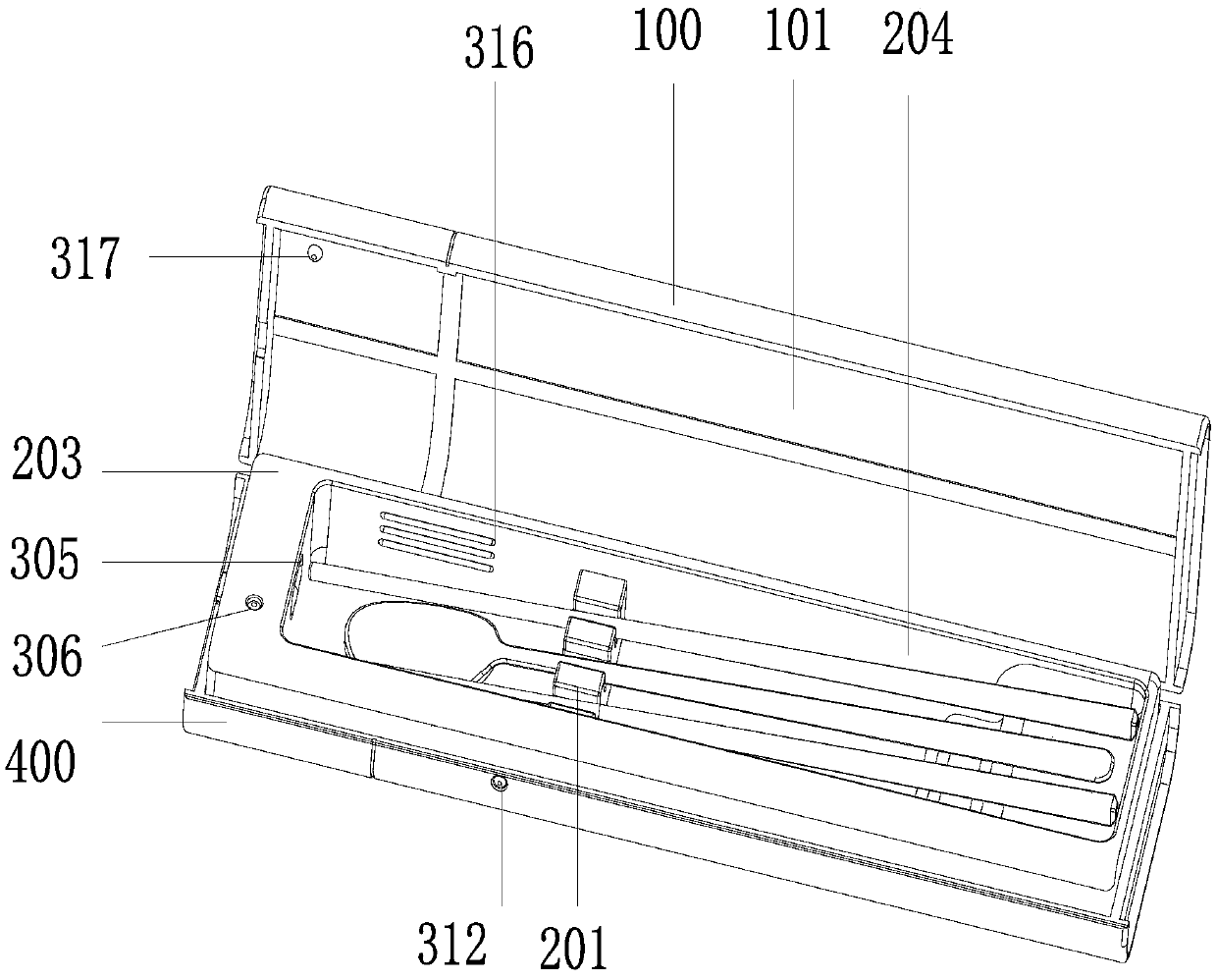 Portable ultraviolet omni-directional disinfection box